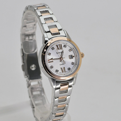 卡西歐SHE-4522SG-7AUPR女士石英表 時(shí)尚與精準(zhǔn)的結(jié)合